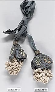 Pair of tassels by Unknown Artist