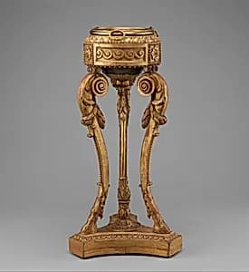 Pair of tripod stands (athèniennes) by Jean-Henri Eberts