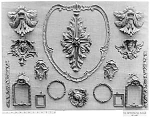 Pair of vase ornaments by Unknown Artist