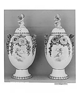 Pair of vases by Royal Porcelain Manufactory