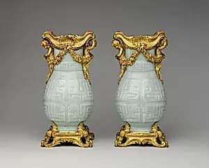 Pair of vases by Unknown Artist