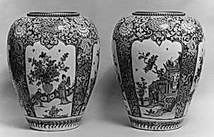 Pair of vases by Unknown Artist