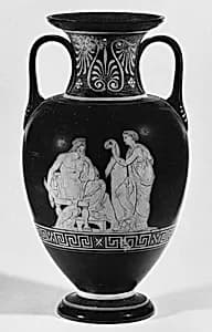 Pair of vases by Frederick Sonne|V. Wendrich|Bertel Thorvaldsen
