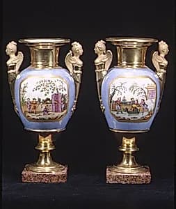 Pair of vases by Unknown Artist