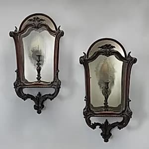 Pair of wall lanterns by Unknown Artist