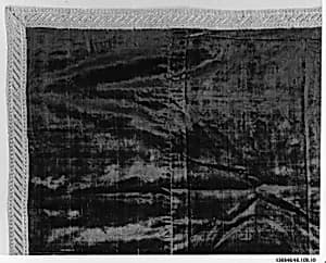 Panel of crimson velvet by Unknown Artist