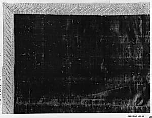 Panel of crimson velvet by Unknown Artist