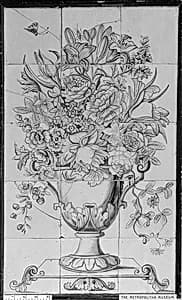 Panel of tiles by Unknown Artist