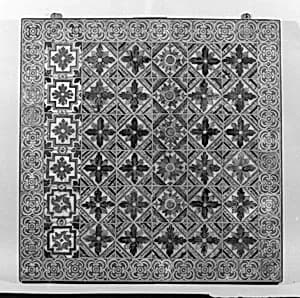 Panel of tiles by Unknown Artist