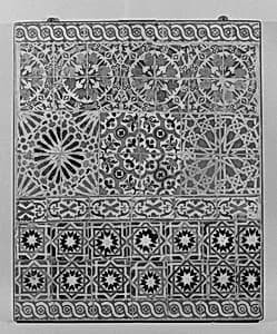 Panel of tiles by Unknown Artist