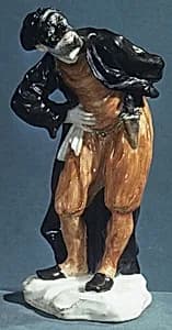 Pantaloon (one of a pair) by Giuseppe Gricci|Capodimonte Porcelain Manufactory