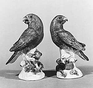 Parrot (one of a pair) by Johann Joachim Kändler|Meissen Manufactory