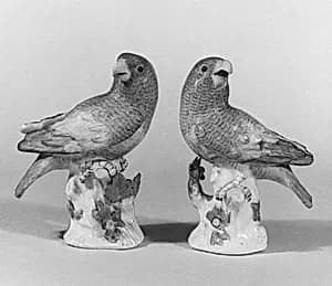 Parrot (one of a pair) by Johann Joachim Kändler|Meissen Manufactory