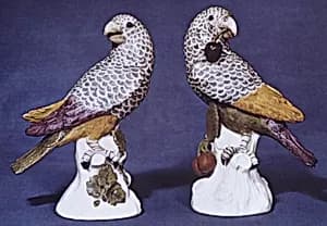 Parrot (one of a pair) by Johann Joachim Kändler|Meissen Manufactory