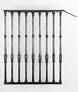 Part of a confessional grille by Unknown Artist