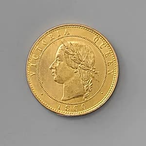 Pattern penny of Queen Victoria by Joseph Moore