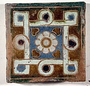 Pavement tiles by Unknown Artist