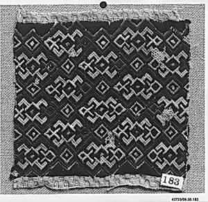 Peasant costume fragment by Unknown Artist