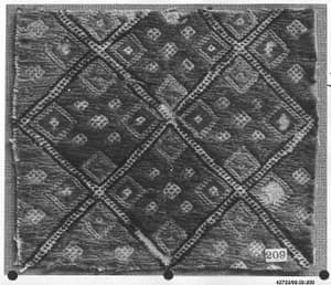 Peasant costume fragment by Unknown Artist