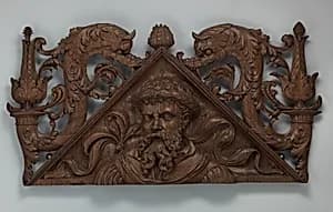 Pediment (one of a pair) by Unknown Artist
