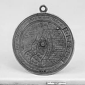 Perpetual calendar by Unknown Artist