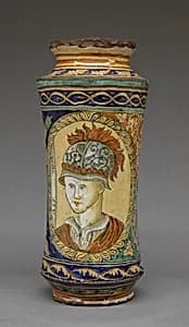 Pharmacy jar (albarello) by Unknown Artist