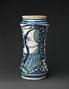 Pharmacy jar (albarello) by Unknown Artist