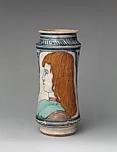Pharmacy jar (albarello) by Unknown Artist