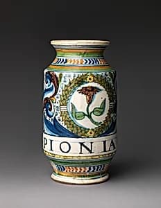 Pharmacy jar (albarello) by Unknown Artist