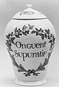 Pharmacy jar with cover by Chantilly