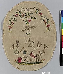 Piece from a sampler by Unknown Artist