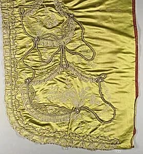 Piece of a costume by Unknown Artist