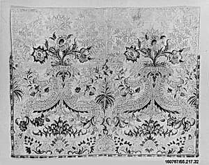 Piece of a dress border by Unknown Artist