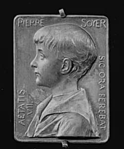 Pierre Soyer, 1892 by Louis-Oscar Roty