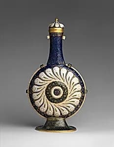 Pilgrim bottle with cover by Unknown Artist
