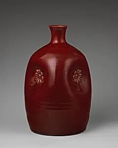 Pinch bottle by Christopher Dresser|Ault Pottery