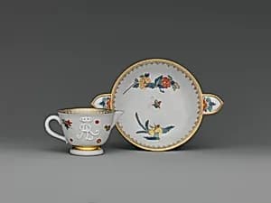 Pitcher and stand by Meissen Manufactory
