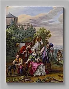 Plaque (tableau) by Charles Nicolas Dodin|Sèvres Manufactory