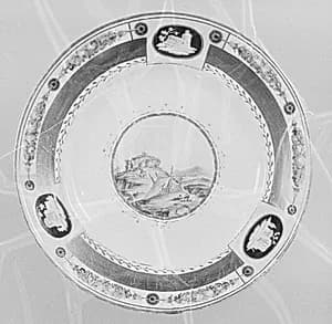 Plate by Imperial Porcelain Manufactory, St. Petersburg