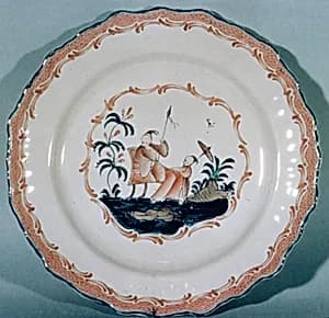 Plate by Ferrat Manufactory