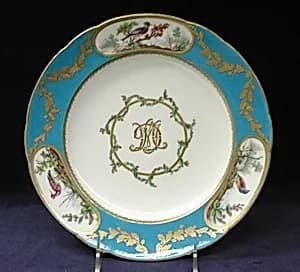 Plate by Sèvres Manufactory|Etienne Evans|Jean-Pierre Boulanger