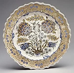Plate by Zsolnay