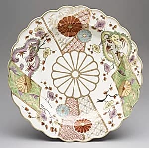 Plate by Worcester factory