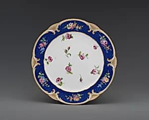 Plate (assiette à palmes) by Sèvres Manufactory|Jean-Jacques Pierre the Younger