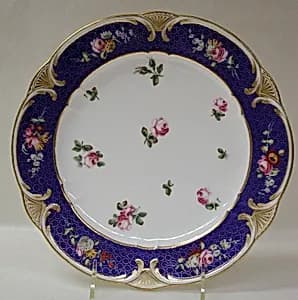 Plate (assiette à palmes) by Sèvres Manufactory|Guillaume Noël