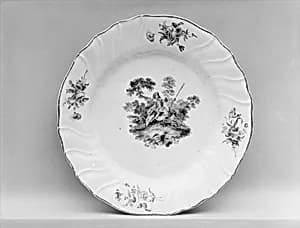 Plate (one of a pair) by Tournai