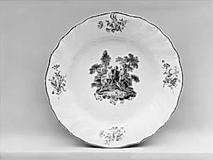 Plate (one of a pair) by Tournai