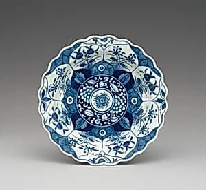 Plate (one of a pair) by Worcester factory
