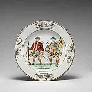 Plate (one of a pair) by Unknown Artist