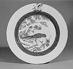 Plate (one of a pair) by Unknown Artist